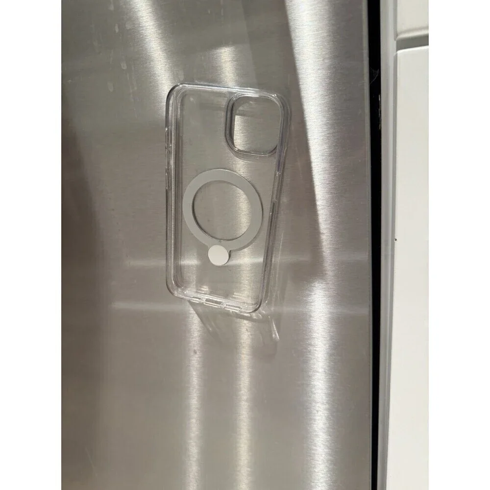 TORRAS OSTAND MAGNETIC CLEAR CASE WITH SILVER RING STAND IPHONE 13/14